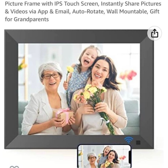 10” Digital Wi-Fi Photo Frame 32GB - Picture 2 of 9